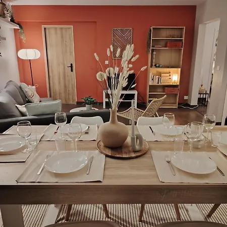 דירה Plein Centre Ville, Chaleureux Et Spacieux